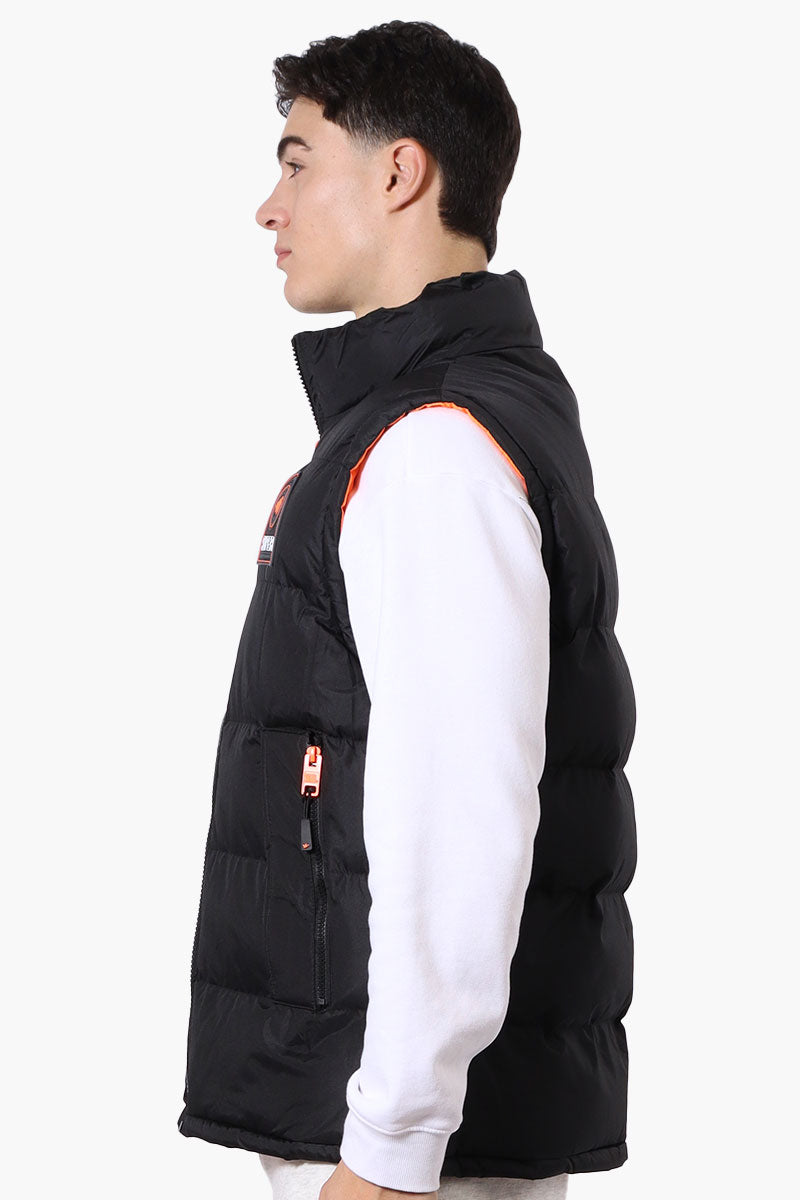 Super Triple Goose Double Pocket Bubble Vest - Black - Mens Vests - Canada Weather Gear