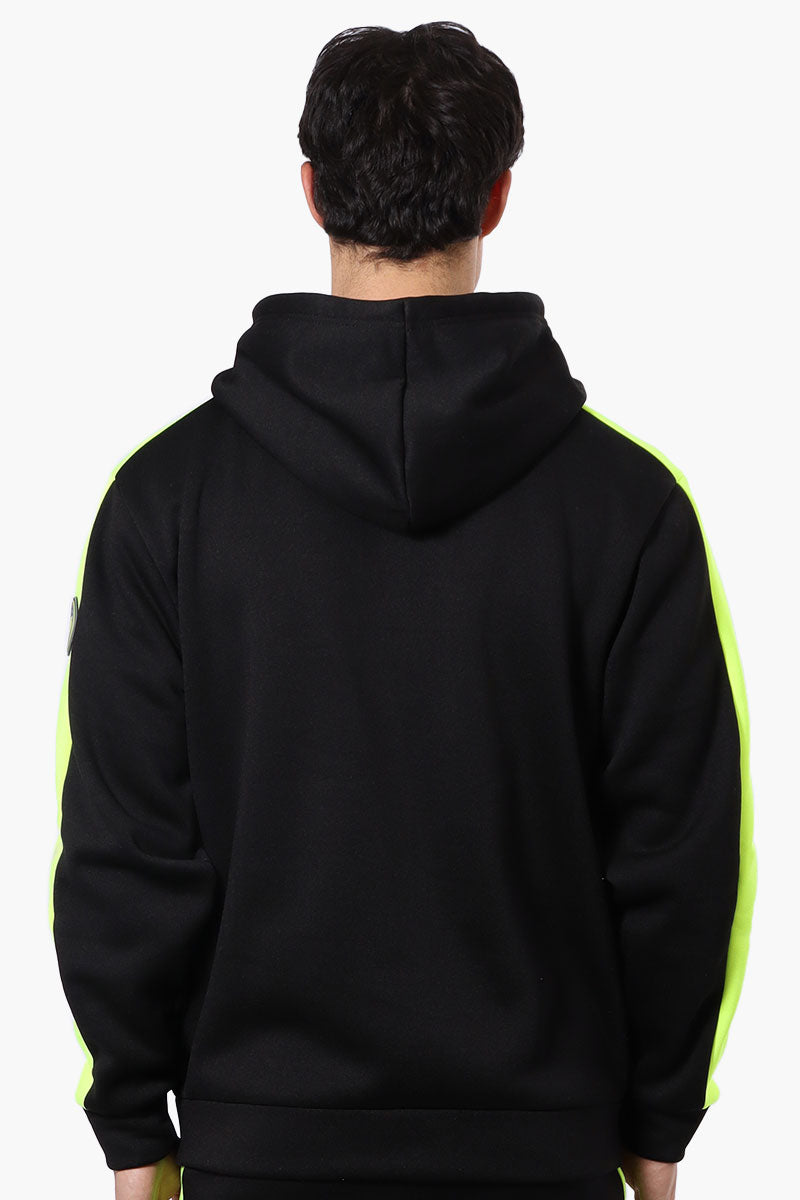 Essentials Super Triple Goose Sleeve Stripe Zip Up Hoodie - Black - Mens Hoodies & Sweatshirts - Canada Weather Gear