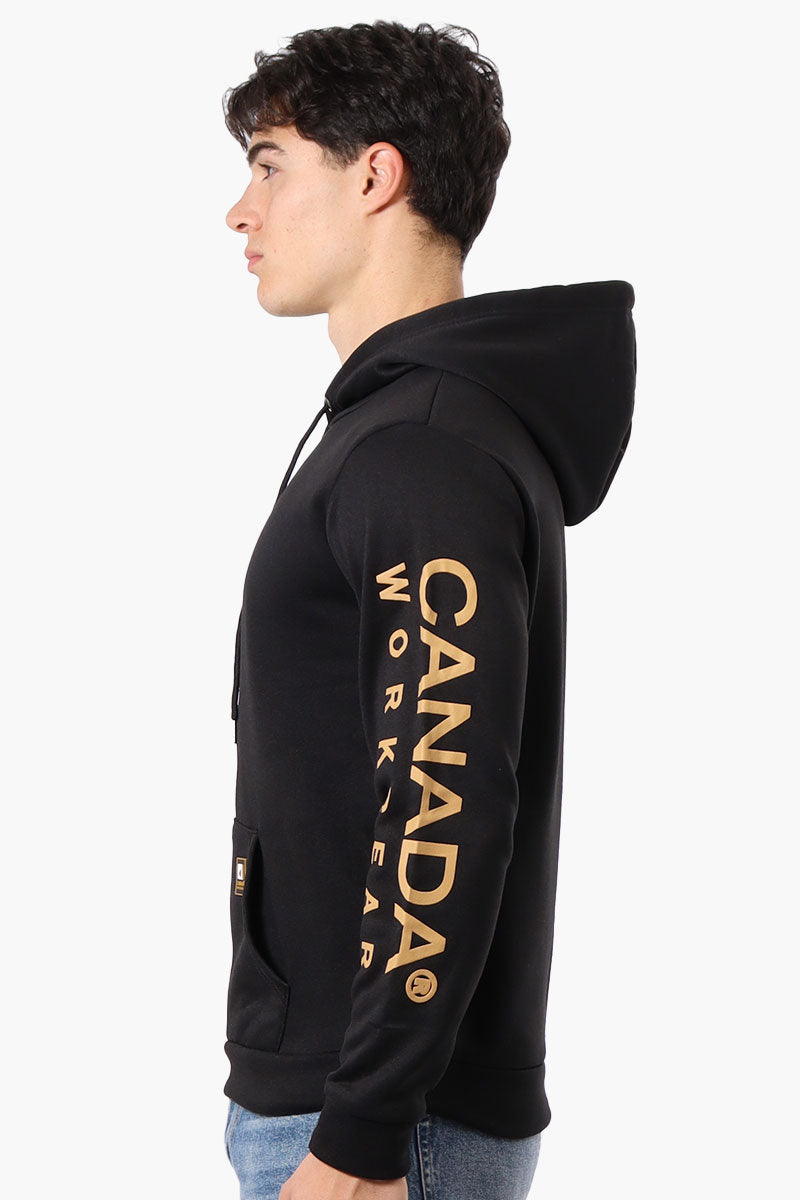 Canada Work Gear Sleeve Print Hoodie - Black