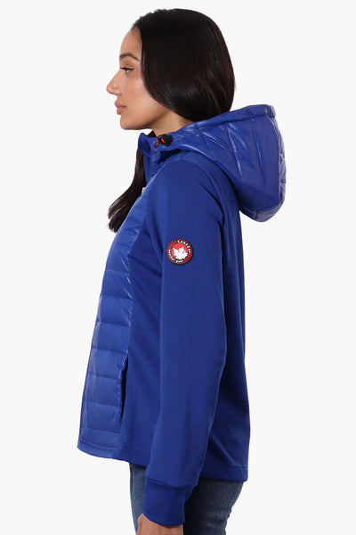 Canada Weather Gear Quilted Nylon Lightweight Jacket - Blue - Womens Lightweight Jackets - Canada Weather Gear