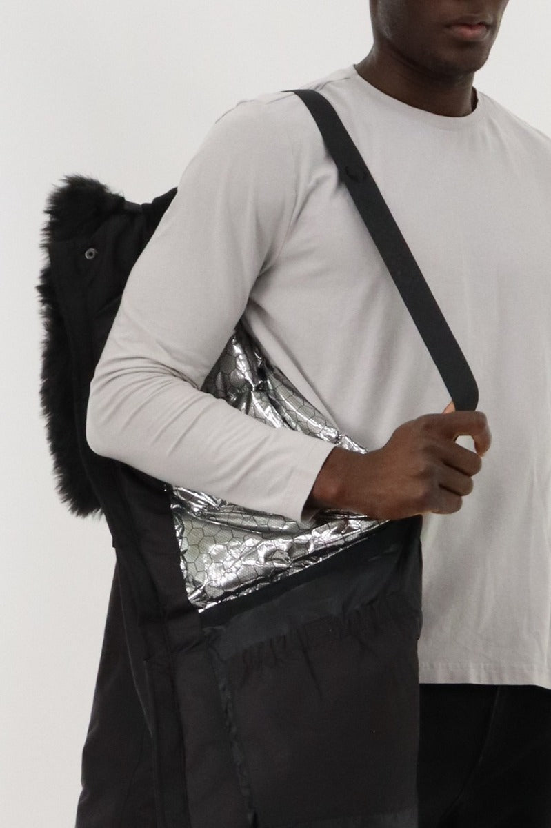 Canada Weather Gear Multi Pocket Parka Jacket - Black - Mens Parka Jackets - Canada Weather Gear