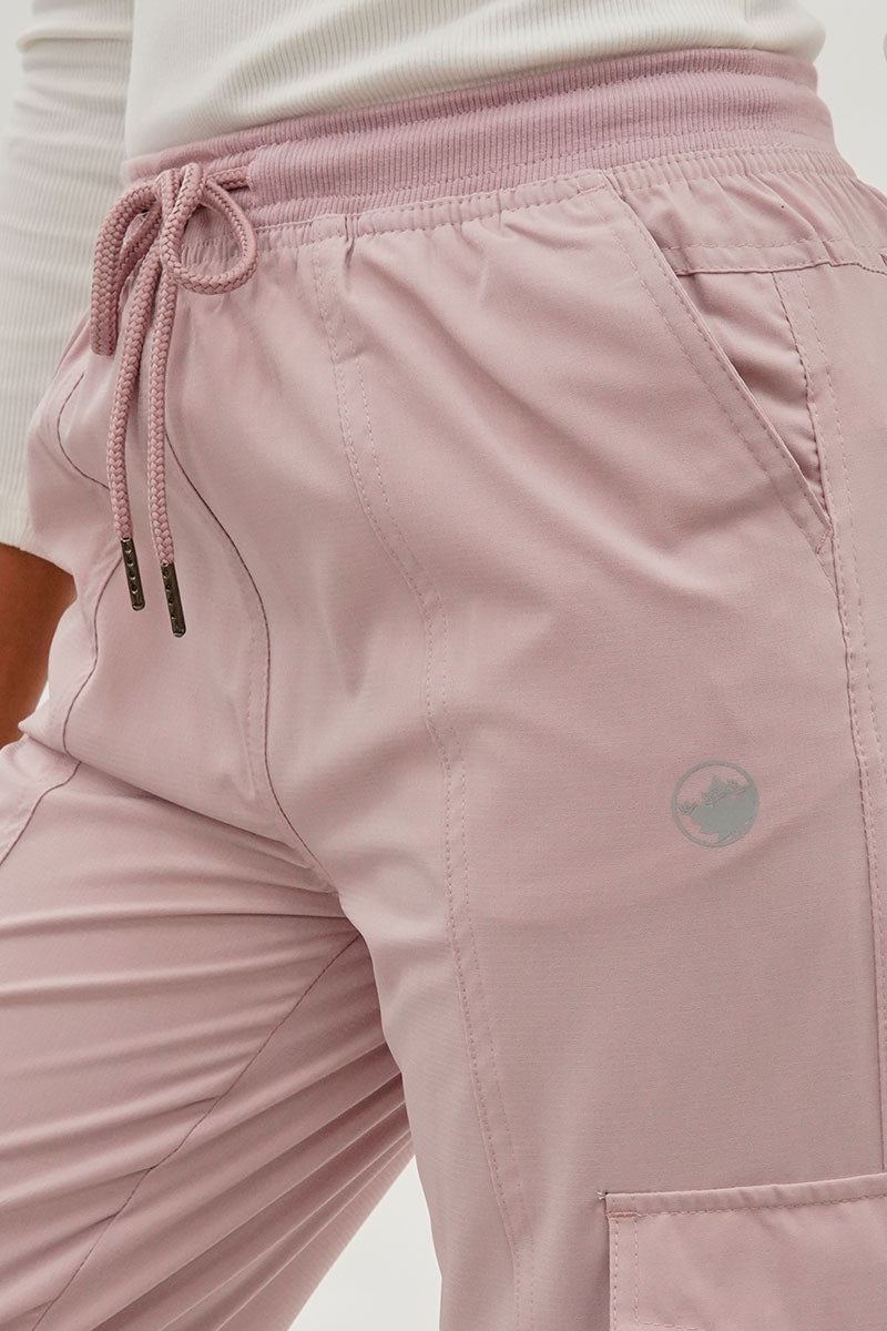 Canada Weather Gear Tie Waist Cargo Joggers - Pink - Womens Joggers & Sweatpants - Canada Weather Gear