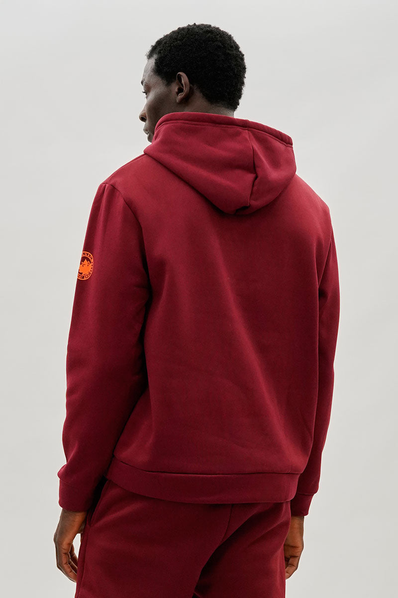 Canada Weather Gear Mountain Print Hoodie - Red