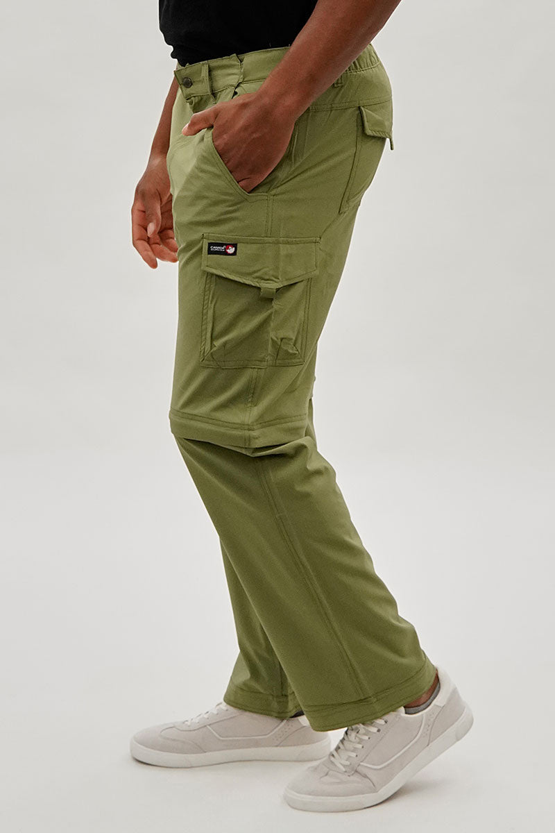 Canada Weather Gear Convertible Utility Cargo Pants - Olive - Mens Pants - Canada Weather Gear