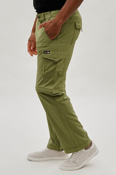Canada Weather Gear Convertible Utility Cargo Pants - Olive - Mens Pants - Canada Weather Gear