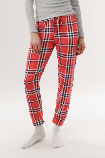 Canada Weather Gear Jogger Pajama Pants - Peach - Womens Pajamas - Canada Weather Gear