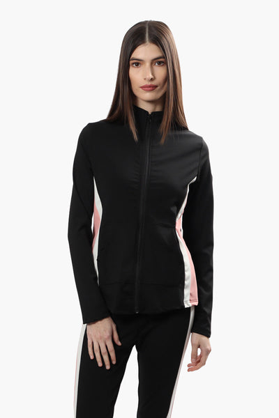 Canada Weather Gear Front Zip Lightweight Jacket - Black - Womens Lightweight Jackets - Canada Weather Gear