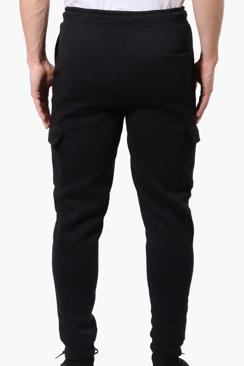 Canada Work Gear Tie Waist Cargo Joggers - Black - Mens Joggers & Sweatpants - Canada Weather Gear