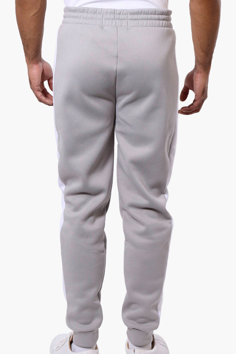 Essentials Super Triple Goose Side Stripe Tie Waist Joggers - Grey - Mens Joggers & Sweatpants - Canada Weather Gear