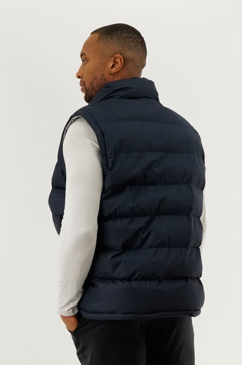 Canada Weather Gear Basic Puffer Vest - Navy - Mens Vests - Canada Weather Gear