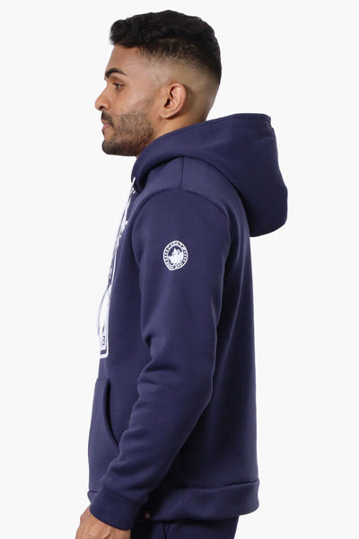 Canada Weather Gear Canoe Club Print Hoodie - Navy - Mens Hoodies & Sweatshirts - Canada Weather Gear