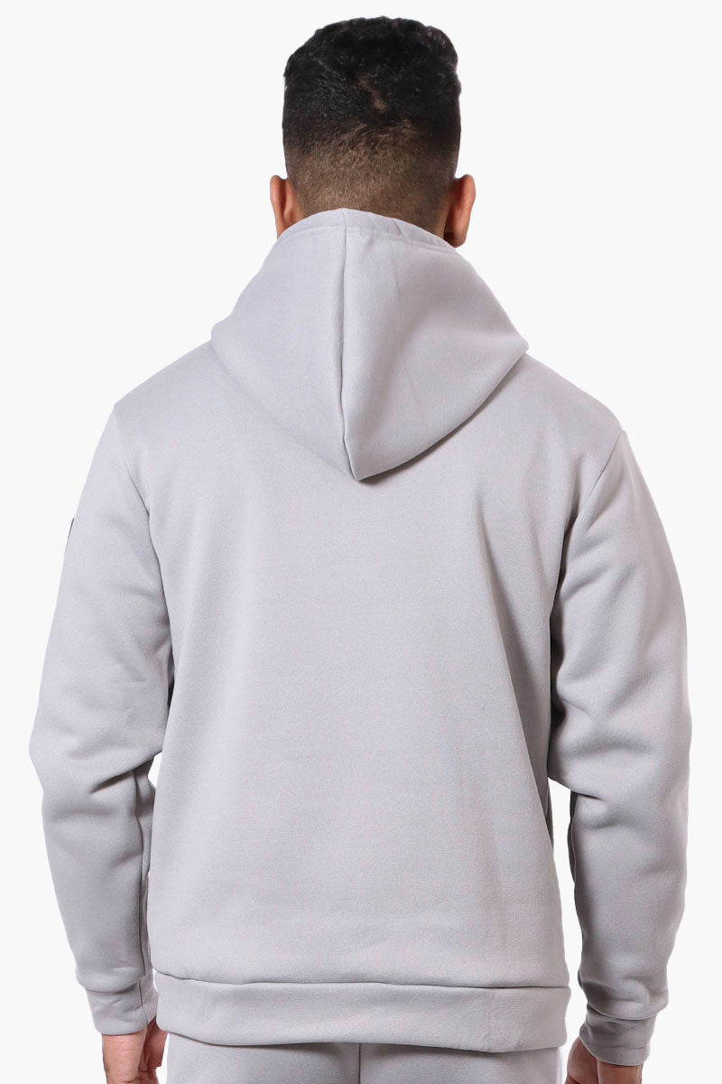 Essentials Super Triple Goose Striped Logo Hoodie - Grey - Mens Hoodies & Sweatshirts - Canada Weather Gear