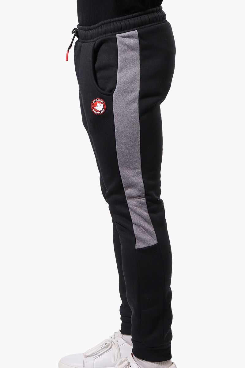 Canada Weather Gear Tie Waist Fleece Joggers - Black - Mens Joggers & Sweatpants - Canada Weather Gear