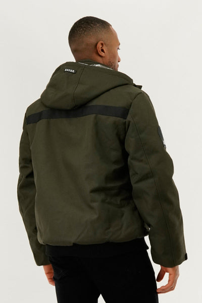 Super Triple Goose Thermal-Foil Lining Bomber Jacket - Olive - Mens Bomber Jackets - Canada Weather Gear