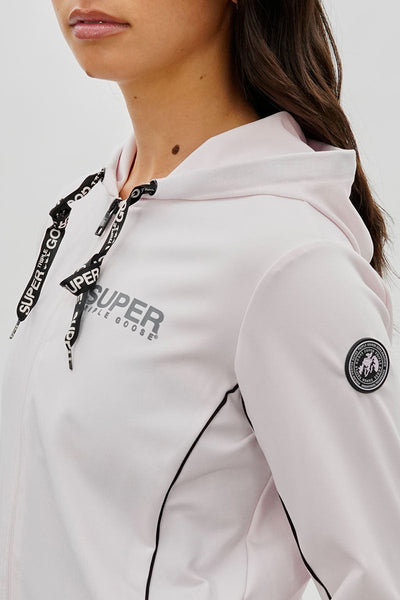 Super Triple Goose Cropped Active Hoodie - Blush - Womens Hoodies & Sweatshirts - Canada Weather Gear