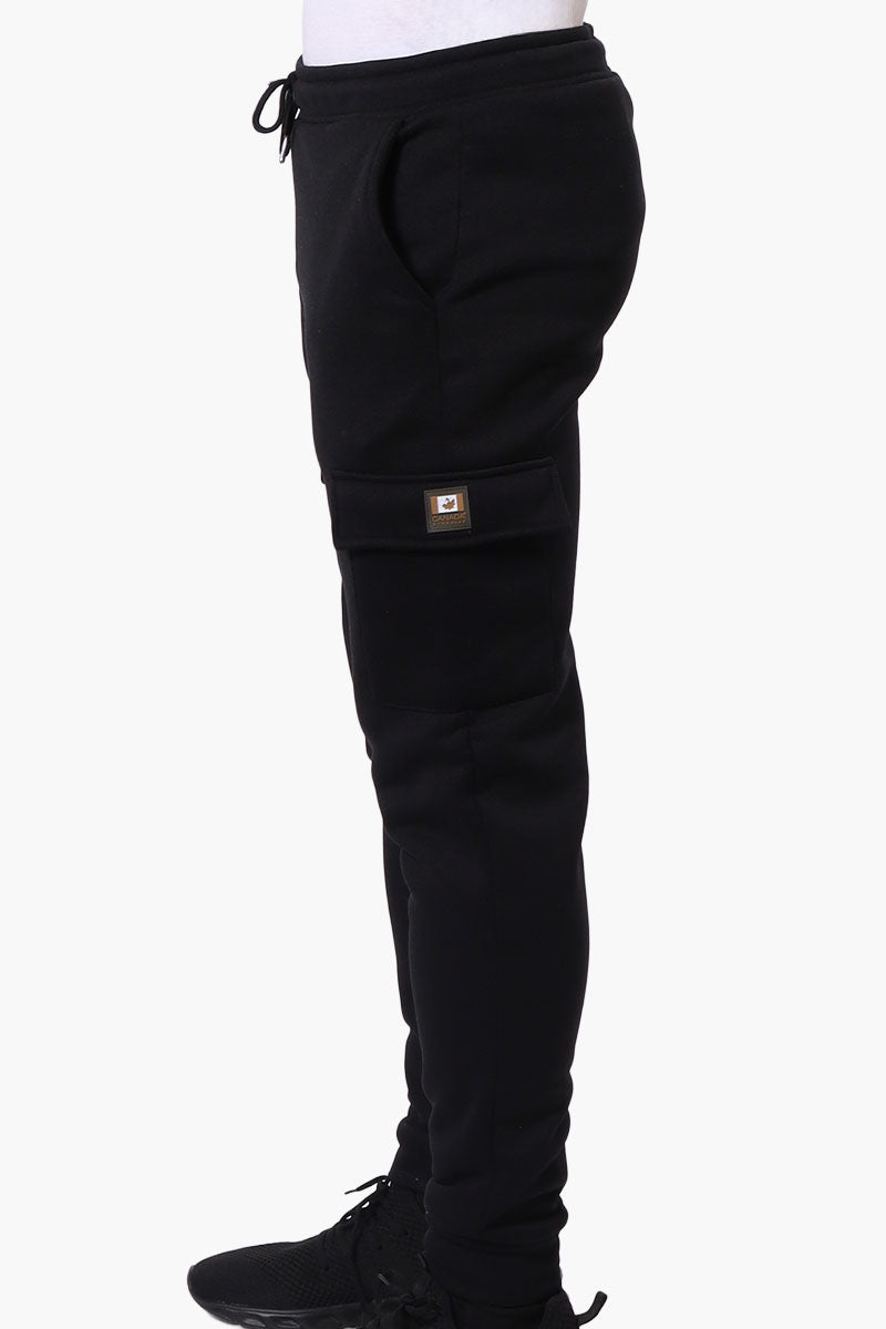 Pantalon de jogging cargo à taille nouée Canada Work Gear - Noir