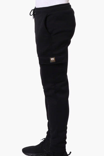 Canada Work Gear Tie Waist Cargo Joggers - Black - Mens Joggers & Sweatpants - Canada Weather Gear