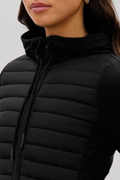 Super Triple Goose Puffer Active Lightweight Jacket - Black - Womens Hoodies & Sweatshirts - Canada Weather Gear