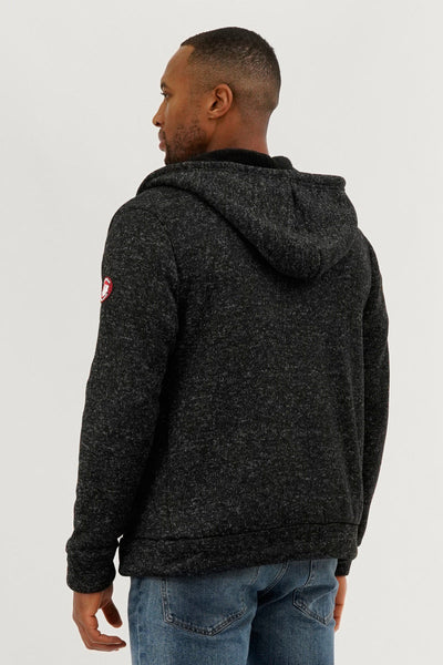 Canada Weather Gear Sherpa Lined Lightweight Jacket - Black - Mens Lightweight Jackets - Canada Weather Gear