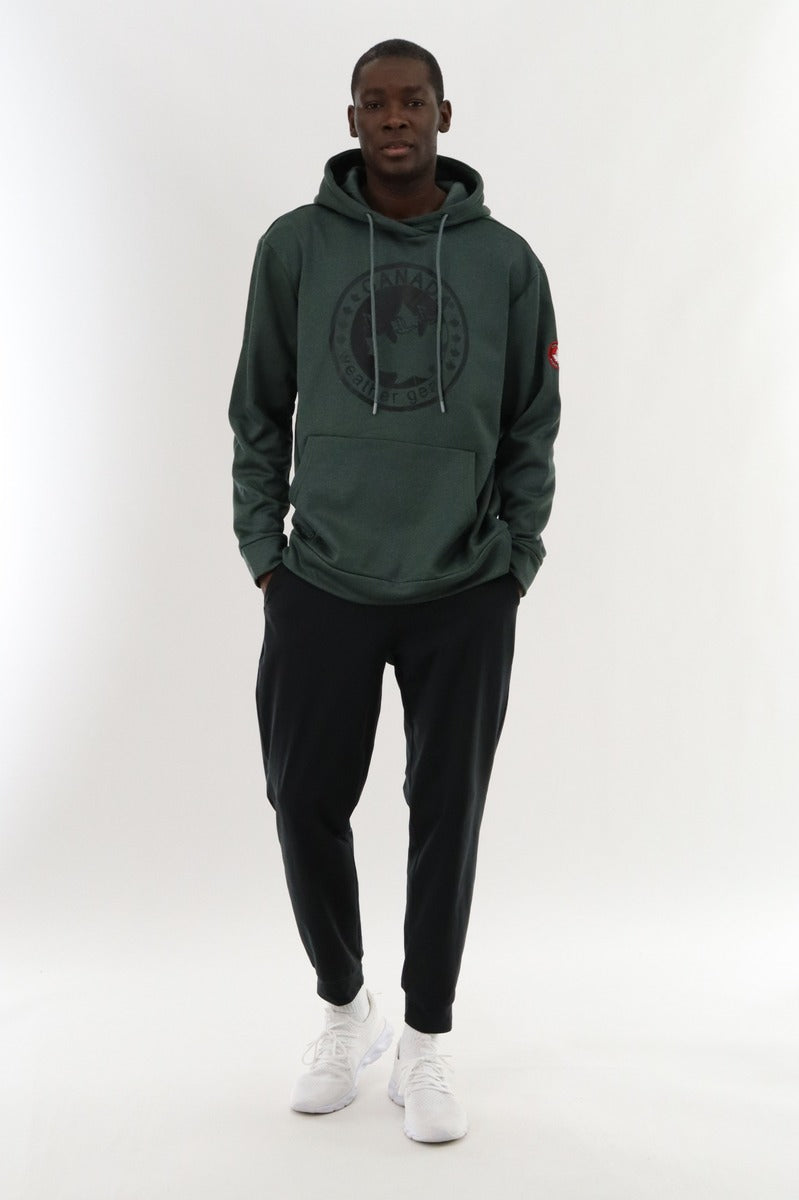 Canada Weather Gear Logo Hoodie - Green - Mens Hoodies & Sweatshirts - Canada Weather Gear