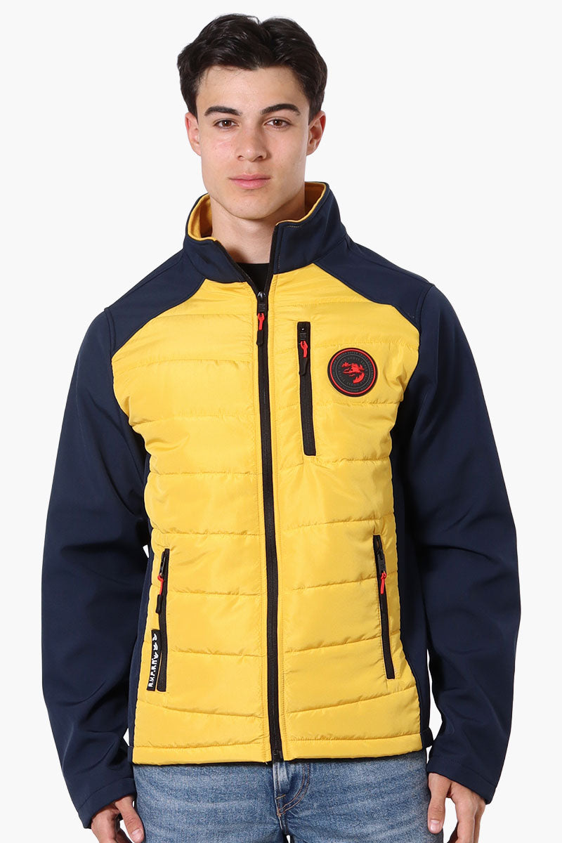 Super Triple Goose Quilted Bubble Lightweight Jacket - Yellow - Mens Lightweight Jackets - Canada Weather Gear