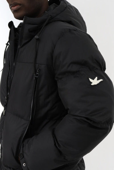 Super Triple Goose Puffer Parka Jacket - Black - Mens Parka Jackets - Canada Weather Gear