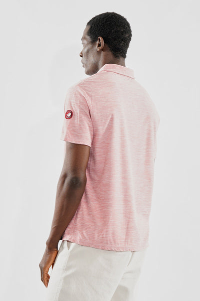 Canada Weather Gear Basic Solid Polo Shirt - Pink - Mens Polo Shirts - Canada Weather Gear