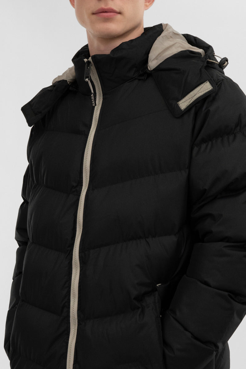 Super Triple Goose Chevron Bomber Jacket - Beige
