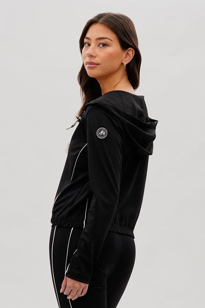 Super Triple Goose Cropped Active Hoodie - Black - Womens Hoodies & Sweatshirts - Canada Weather Gear