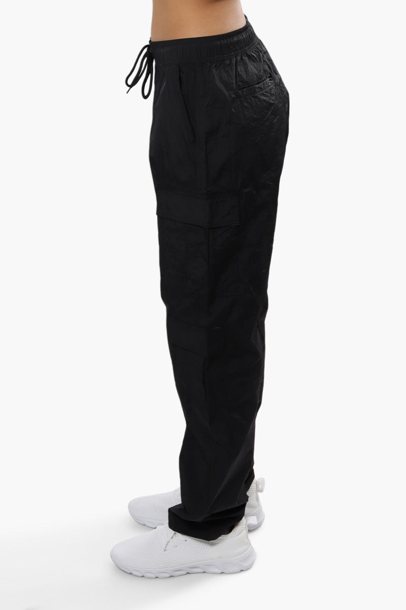 Canada Weather Gear Tie Waist Cargo Pants - Black - Womens Pants - Canada Weather Gear