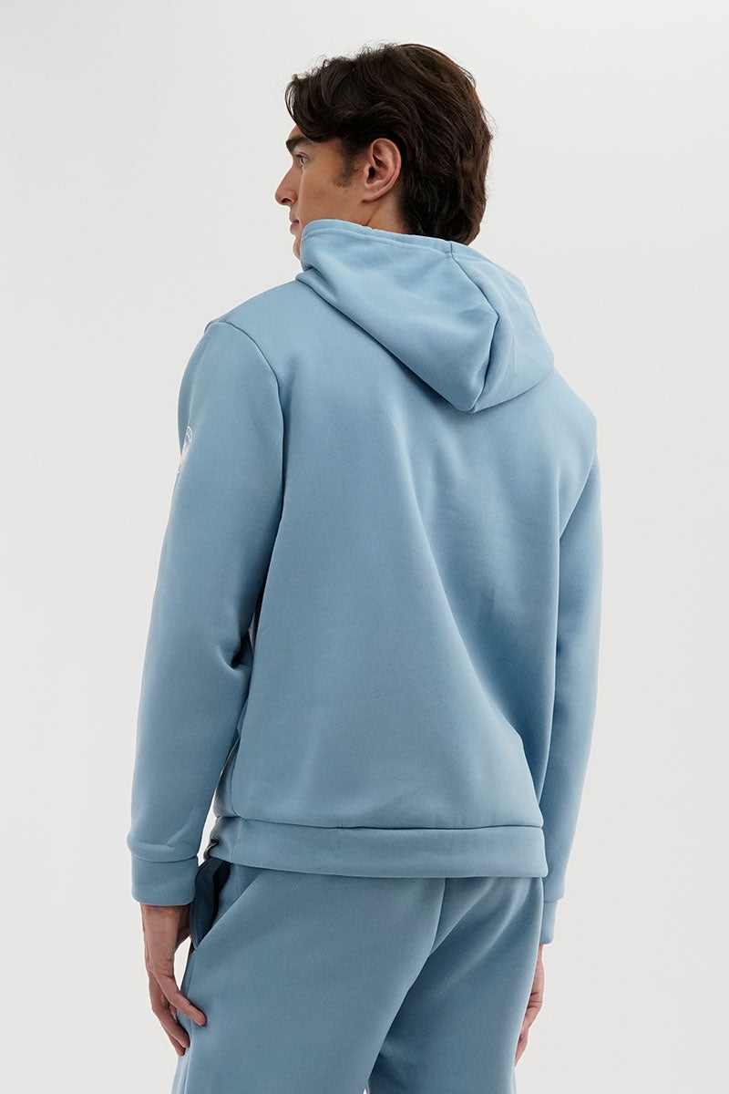 Canada Weather Gear Banff Print Hoodie - Blue