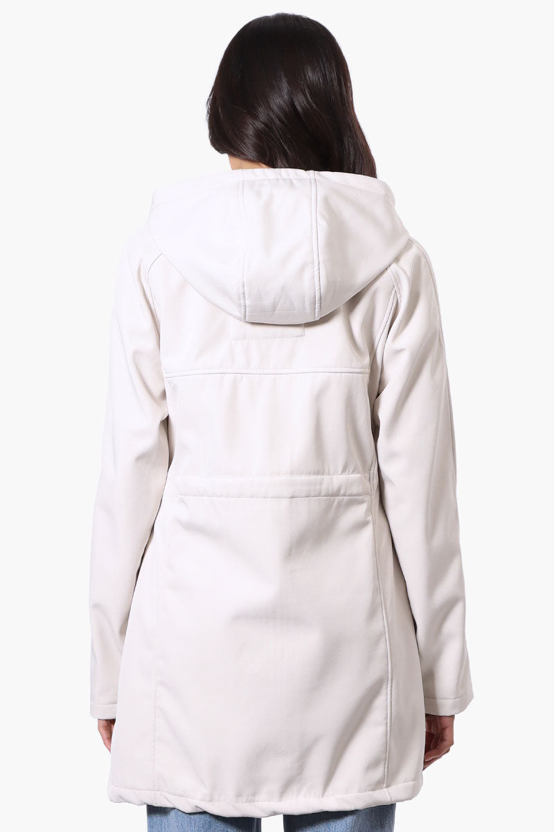 Soft Shell Hooded Lightweight Jacket - Beige