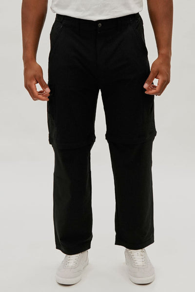 Canada Weather Gear Convertible Utility Cargo Pants - Black - Mens Pants - Canada Weather Gear