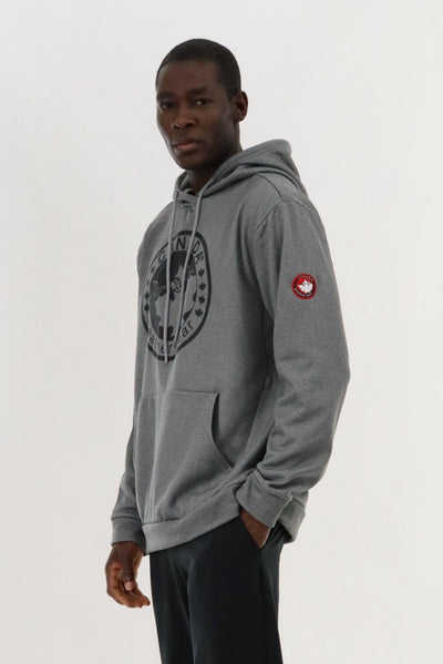Canada Weather Gear Logo Hoodie - Grey - Mens Hoodies & Sweatshirts - Canada Weather Gear