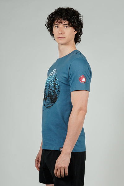 T-shirt imprimé camping Canada Weather Gear - Bleu