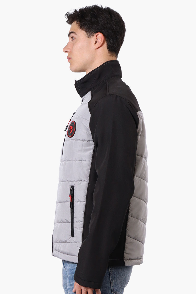 Super Triple Goose Quilted Bubble Lightweight Jacket - Grey - Mens Lightweight Jackets - Canada Weather Gear