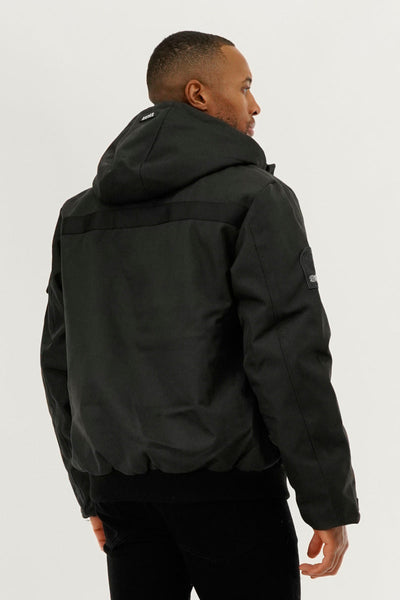 Super Triple Goose Thermal-Foil Lining Bomber Jacket - Black - Mens Bomber Jackets - Canada Weather Gear