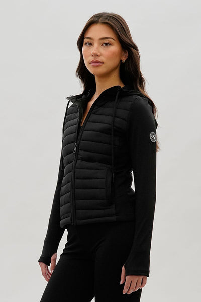 Super Triple Goose Puffer Active Lightweight Jacket - Black - Womens Hoodies & Sweatshirts - Canada Weather Gear