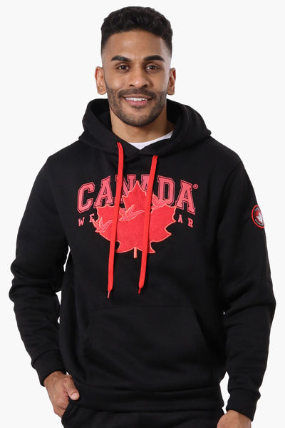 Canada Weather Gear Chest Logo Hoodie - Black - Mens Hoodies & Sweatshirts - Canada Weather Gear