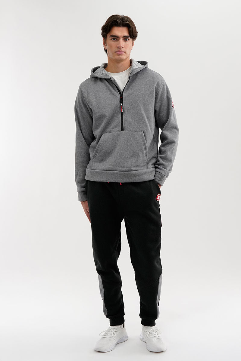 Canada Weather Gear Fleece Contrast Insert Joggers - Black