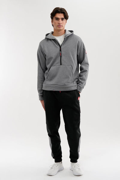 Canada Weather Gear Fleece Contrast Insert Joggers - Black