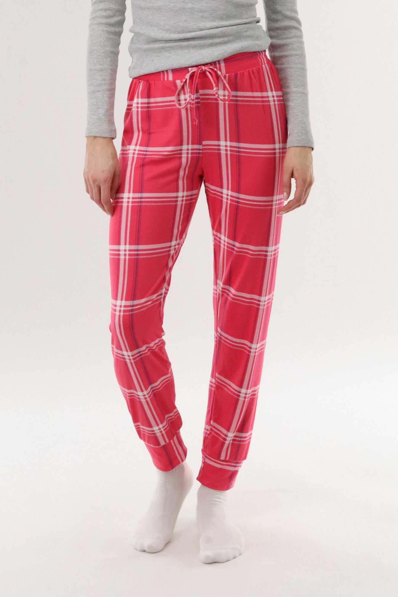 Canada Weather Gear Jogger Pajama Pants - Pink - Womens Pajamas - Canada Weather Gear