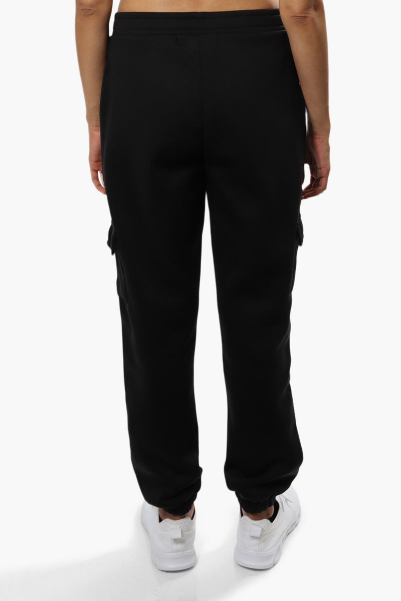 Canada Weather Gear Solid Cargo Joggers - Black - Womens Joggers & Sweatpants - Canada Weather Gear