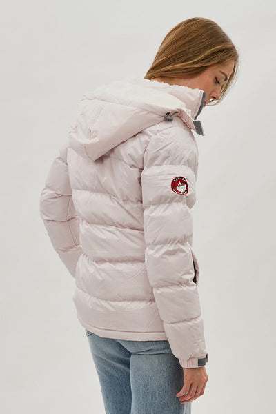 Canada Weather Gear Sherpa Lined Collar Bomber Jacket - Blush