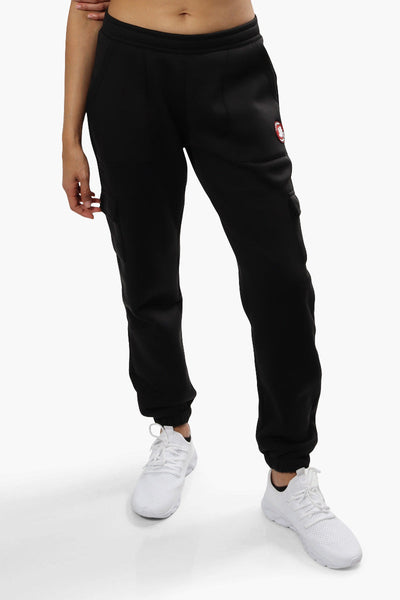 Canada Weather Gear Solid Cargo Joggers - Black - Womens Joggers & Sweatpants - Canada Weather Gear