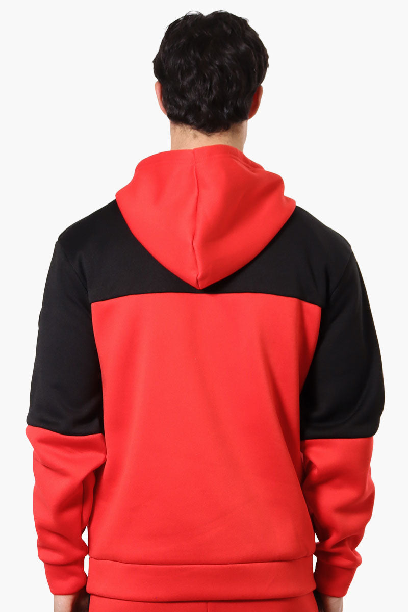 Essentials Super Triple Goose Colour Block Hoodie - Red - Mens Hoodies & Sweatshirts - Canada Weather Gear