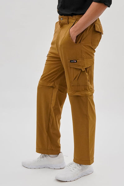 Canada Weather Gear Convertible Utility Cargo Pants - Camel - Mens Pants - Canada Weather Gear