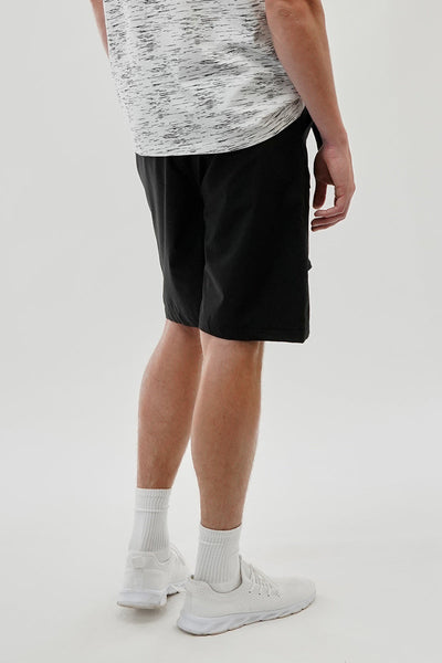 Canada Weather Gear Solid Belted Ripstop Cargo Shorts - Black - Mens Shorts & Capris - Canada Weather Gear