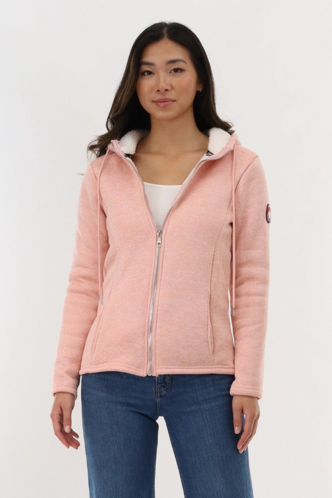 Sweat à capuche en velours côtelé Fabletics Sweat à capuche en velours côtelé Fabletics