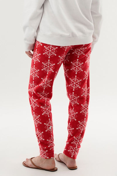 Canada Weather Gear Festive Print Pajama Pants - Red - Womens Pajamas - Canada Weather Gear